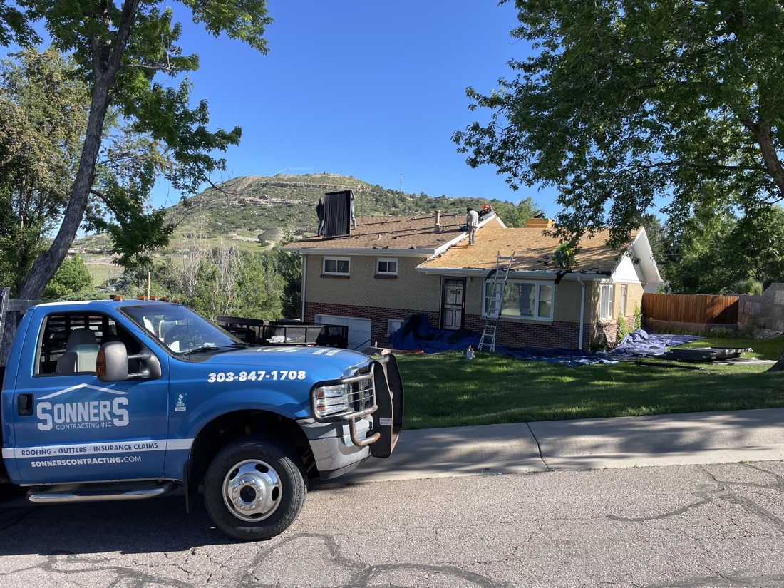 Roofing project in Silver Heights, Castle Rock, CO