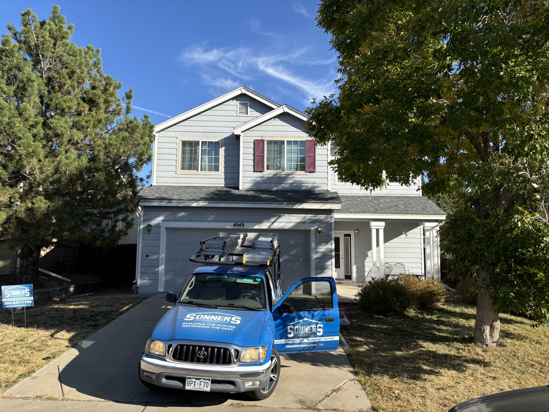 Roofing project in Founders, Castle Rock, CO