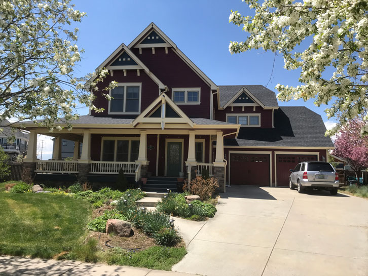 Completed roof in Erie 2016