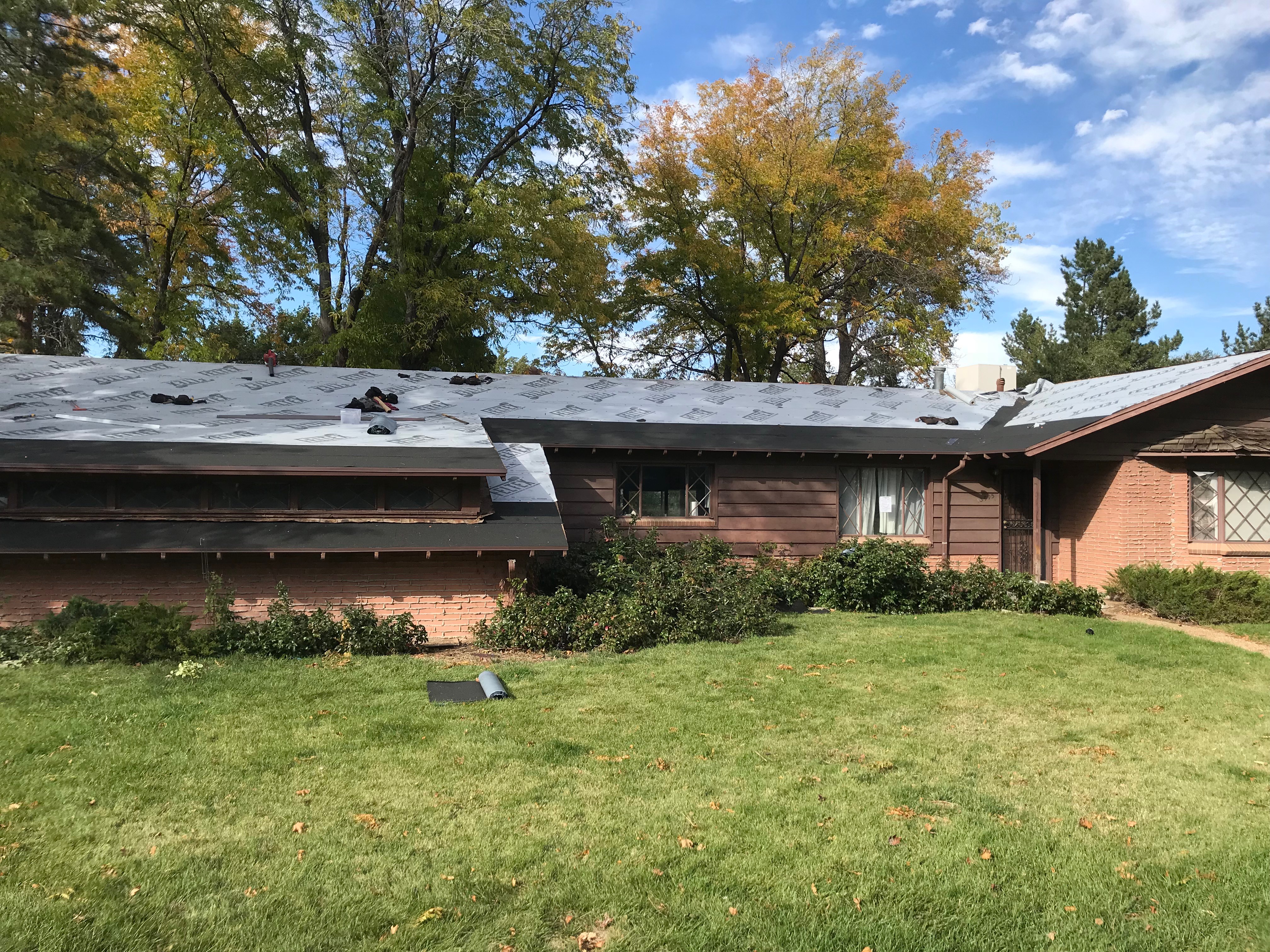 Dried in and ready for mid roof inspection in Golden!