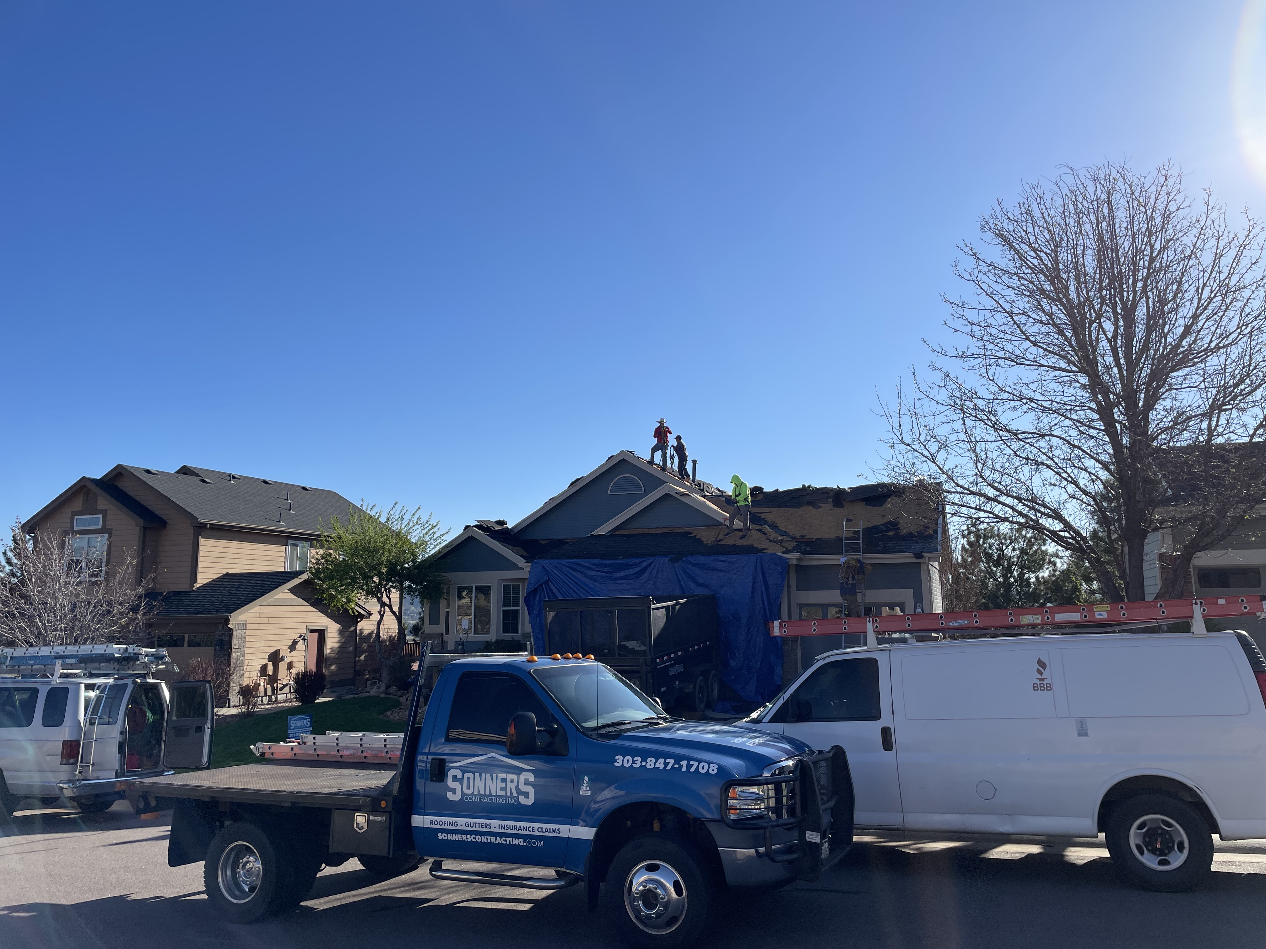 Re-roof in Highlands Ranch 2024