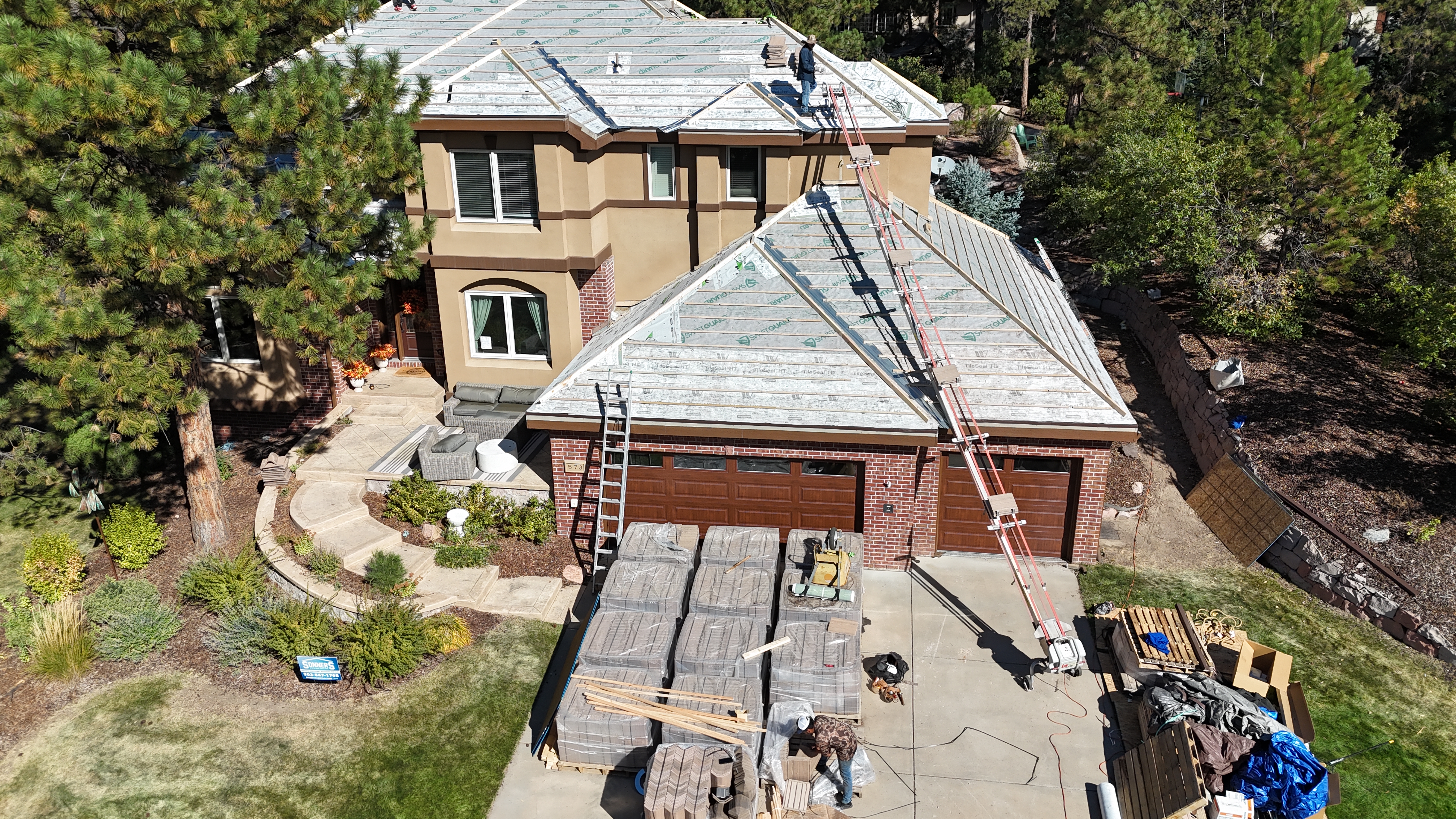 Tile project in Castle Pines