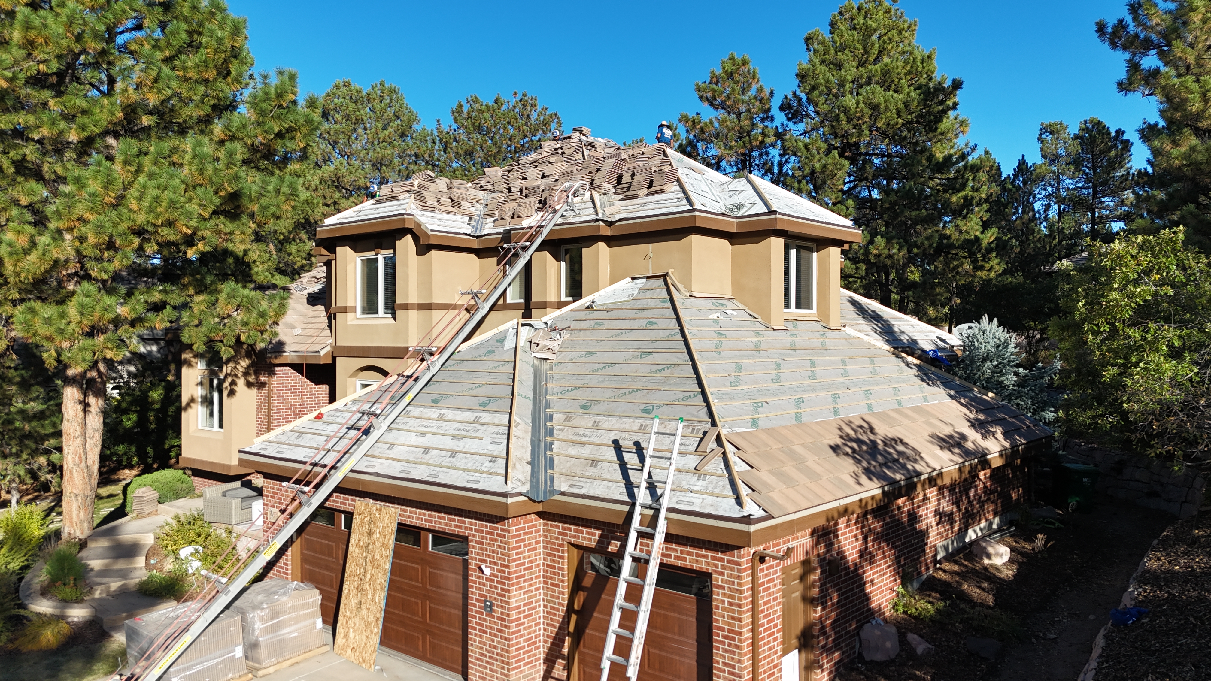 Castle Pines tile roof replacement