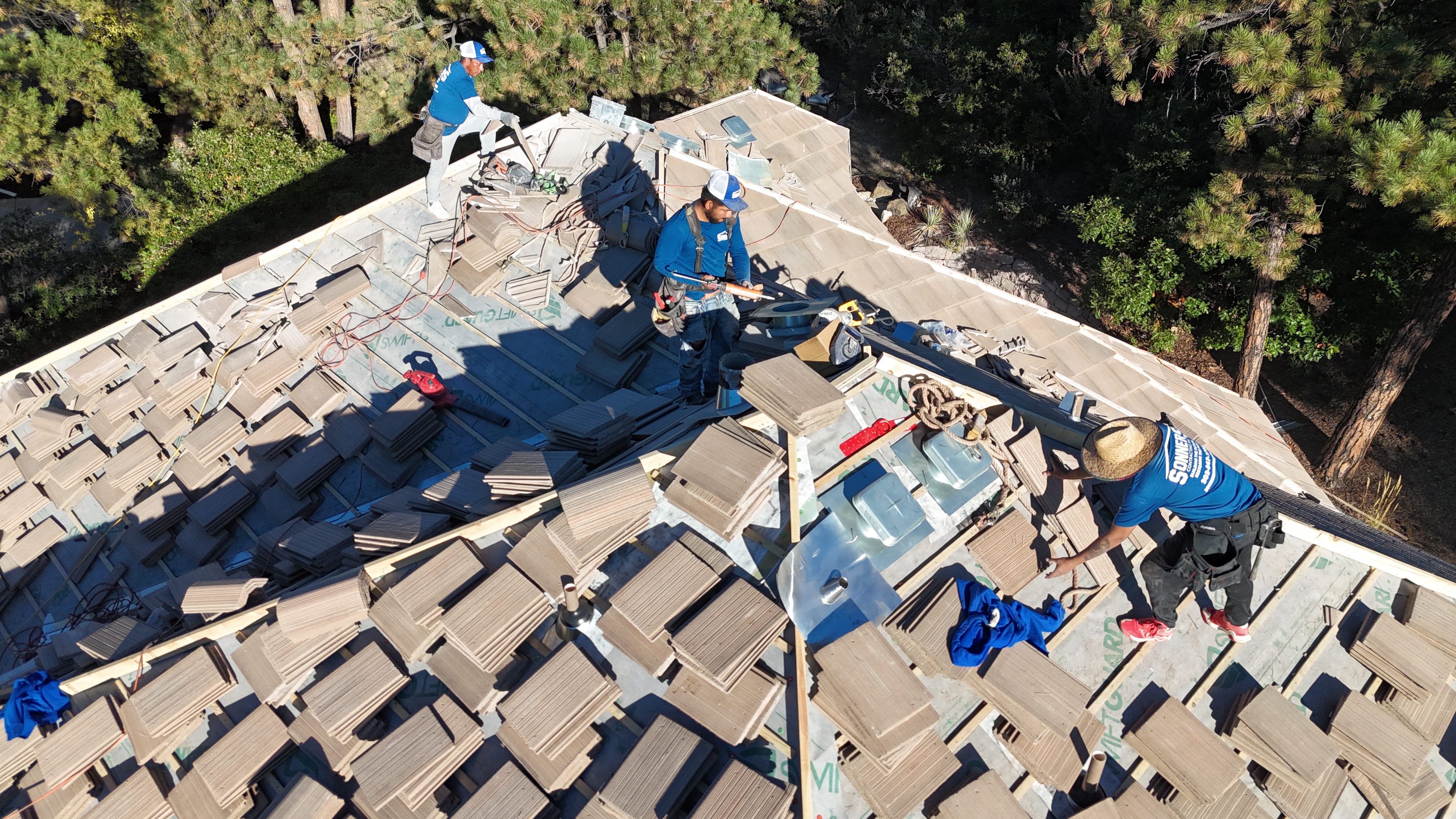 Castle Pines tile roof replacement