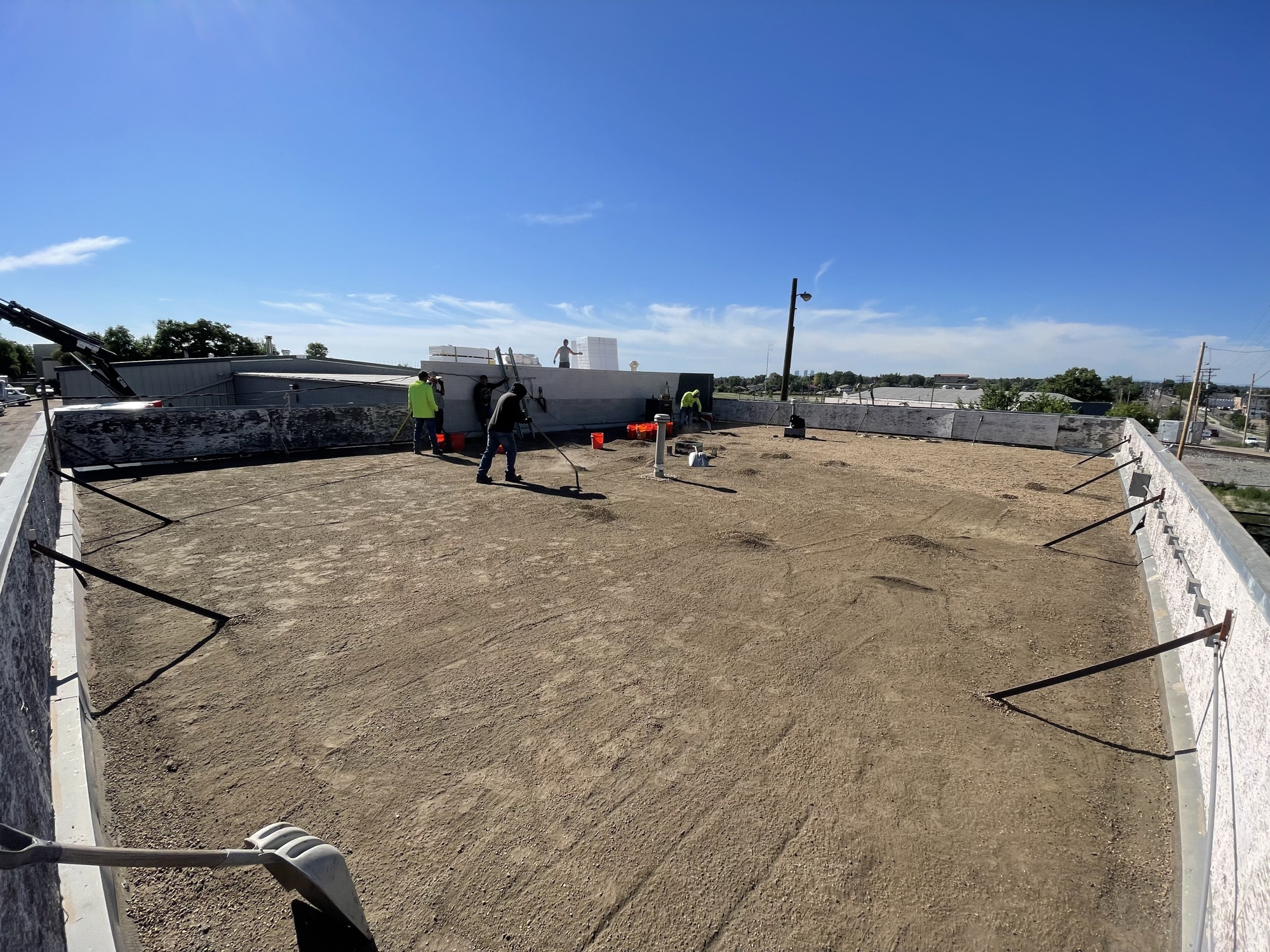 Arvada commercial work gravel removal 2022