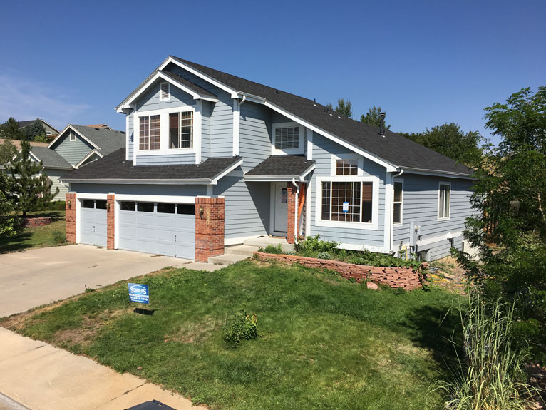 Residential roof replacement in Colorado